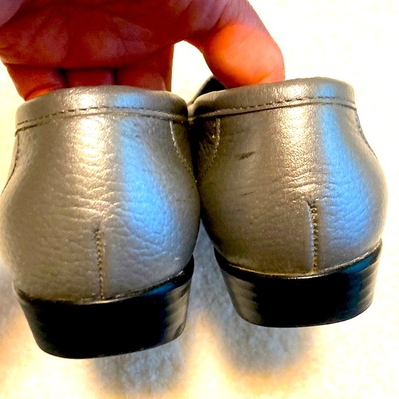 SAS Silver Leather Loafers - Picture 7 of 8
